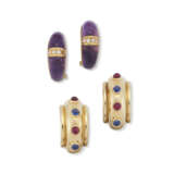 TWO PAIRS OF EARRINGS AND A BROOCH - Foto 6