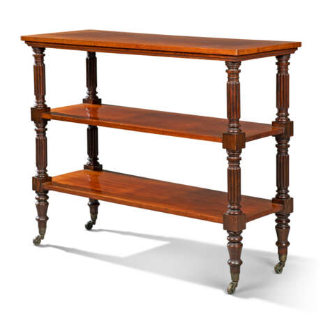 A VICTORIAN INDIAN ROSEWOOD AND SIMULATED ROSEWOOD BUFFET - Foto 1