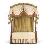 A GEORGE III MAHOGANY AND PAINTED FOUR-POSTER BED - photo 1