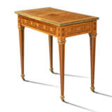 A LOUIS XVI ORMOLU-MOUNTED TULIPWOOD, BOIS SATINE, SYCAMORE, PARQUETRY AND MARQUETRY TABLE A ECRIRE - photo 4