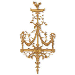 A GEORGE III GILTWOOD TWO-BRANCH WALL-LIGHT