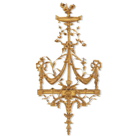 A GEORGE III GILTWOOD TWO-BRANCH WALL-LIGHT - photo 1