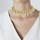 CULTURED PEARL AND DIAMOND NECKLACE - photo 5
