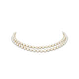CARTIER CULTURED PEARL AND DIAMOND NECKLACE - photo 2