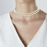 CARTIER CULTURED PEARL AND DIAMOND NECKLACE - photo 4