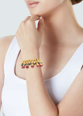 RUBY AND SAPPHIRE BRACELET - photo 5