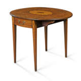 AN ENGLISH SATINWOOD, YEW, HOLLY AND MARQUETRY PEMBROKE TABLE - photo 2