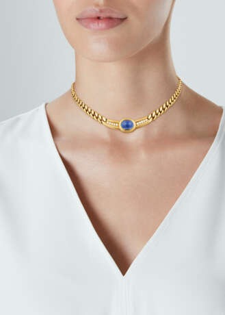 SAPPHIRE AND DIAMOND NECKLACE - фото 5