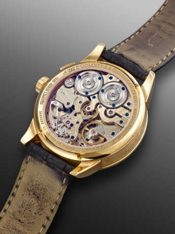 JAEGER-LECOULTRE, LIMITED EDITION YELLOW GOLD DUOMETRE A CHRONOGRAPHE, REF. Q6011420, NB. 156/300 - photo 3