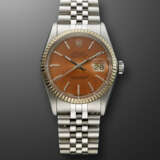 ROLEX, STAINLESS STEEL AND WHITE GOLD 'DATEJUST' WITH TROPICAL DIAL, REF. 16014 - фото 1