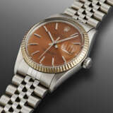 ROLEX, STAINLESS STEEL AND WHITE GOLD 'DATEJUST' WITH TROPICAL DIAL, REF. 16014 - фото 2