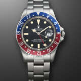 ROLEX, STAINLESS STEEL DUAL TIME GMT-MASTER 'PEPSI', REF. 16750 - фото 1