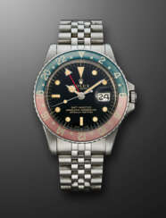 ROLEX, STAINLESS STEEL DUAL TIME GMT-MASTER 'PEPSI', REF. 1675