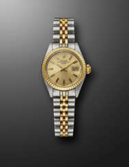 ROLEX, YELLOW GOLD AND STAINLESS STEEL OYSTER PERPETUAL DATE, REF. 6917