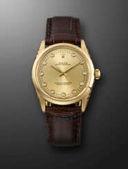 ROLEX, YELLOW GOLD AND DIAMOND-SET 'OYSTER PERPETUAL', REF. 1005