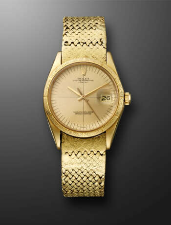 ROLEX, YELLOW GOLD 'OYSTER PERPETUAL DATE ZEPHYR', REF. 1510 - photo 1