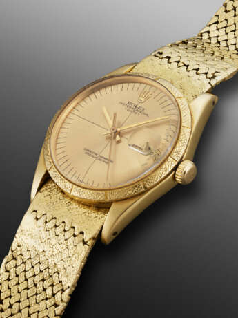 ROLEX, YELLOW GOLD 'OYSTER PERPETUAL DATE ZEPHYR', REF. 1510 - photo 2