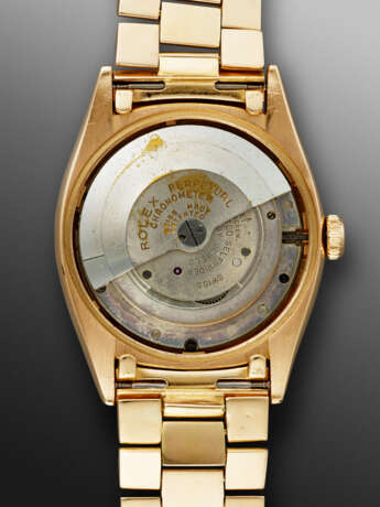 ROLEX, PINK GOLD OYSTER PERPETUAL, REF. 6105 - photo 4