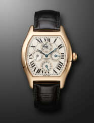 CARTIER, PINK GOLD PERPETUAL CALENDAR WITH LEAP YEAR INDICATION 'COLLECTION PRIVEE CARTIER PARIS', REF. 62666