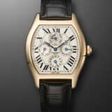 CARTIER, PINK GOLD PERPETUAL CALENDAR WITH LEAP YEAR INDICATION 'COLLECTION PRIVEE CARTIER PARIS', REF. 62666 - Foto 1