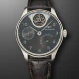 IWC, LIMITED EDITION WHITE GOLD TOURBILLON 'PORTUGUESE TOURBILLON MYSTERE', REF. 5042-07, NB. 123/250 - фото 1