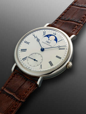 IWC, LIMITED EDITION PLATINUM MOON PHASES 'PORTOFINO', REF. 5448-05, NO. 058/500 - фото 2