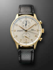 IWC, YELLOW GOLD CHRONOGRAPH 'PORTUGUESE', REF. IW371416