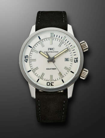 IWC, LIMITED EDITION PLATINUM 'AQUATIMER', REF. 3231, NO. 58/500 - photo 1