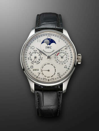 IWC, LIMITED EDITION PLATINUM PORTUGUESE PERPETUAL CALENDAR, REF. 5023-05, NB. 012/250 - photo 1