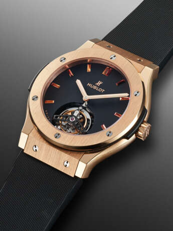 HUBLOT, LIMITED EDITION PINK GOLD TOURBILLON 'CLASSIC FUSION', N°05/05 - photo 2