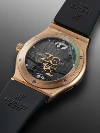 HUBLOT, LIMITED EDITION PINK GOLD TOURBILLON 'CLASSIC FUSION', N°05/05 - photo 3