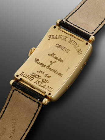FRANCK MULLER, YELLOW GOLD PERPETUAL CALENDAR, MOON PHASES AND LEAP-YEAR INDICATION 'LONG ISLAND', REF. 1200QP - photo 3