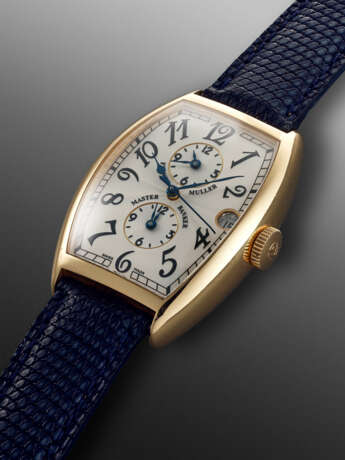 FRANCK MULLER, YELLOW GOLD TRIPLE TIME ZONE 'MASTER BANKER', REF. 5850MB - photo 2