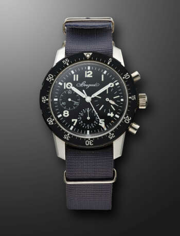 BREGUET, STAINLESS STEEL CHRONOGRAPH 'MILITARY', REF. B21290 - Foto 1