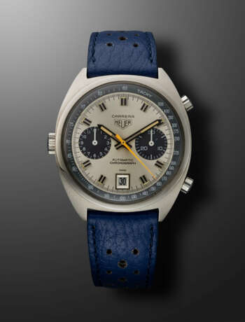 HEUER, STAINLESS STEEL CHRONOGRAPH 'CARRERA', REF.1153 - Foto 1