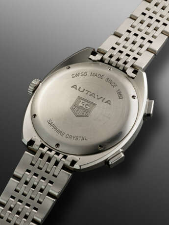 TAG HEUER, STAINLESS STEEL CHRONOGRAPH AUTAVIA, REF. CY111 - фото 3