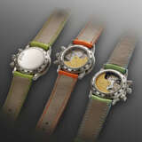 BLANCPAIN, A SET OF 3 STAINLESS STEEL CHRONOGRAPH - photo 3