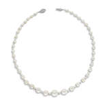 NATURAL PEARL AND DIAMOND NECKLACE - фото 3