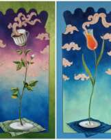 Coffee rose & Tea Tulip Coffee rose & Tea Tulip