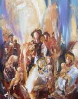 “Taufe“ 2006. Oil on canvas. 80x60 cm. “Taufe“ 2006. Oil on canvas. 80x60 cm.