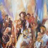 “Taufe“ 2006. Oil on canvas. 80x60 cm. Холст на подрамнике Масло на холсте Абстрактный экспрессионизм Свет создает пространство Германия 2006 г. - фото 1