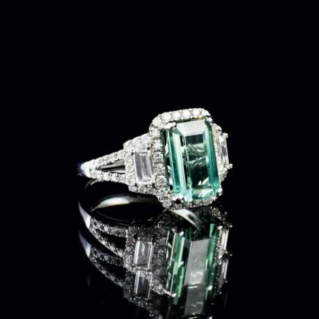 Turmalin-Diamant-Ring. - фото 2