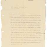 Albert Einstein (Ulm 1879 - Princeton 1955). Brief an Hauptmann a.D. Ernst Klug. - photo 1