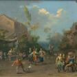 Norbert Grund (Prag 1717 - Prag 1767). Tanz auf dem Marktplatz. - Архив аукционов