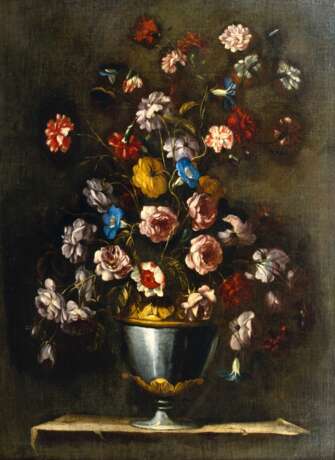 Andrea Scacciati (Florenz 1642 - Florenz 1704), zugeschr. Paar Gegenstücke: Blumen in Vasen. - photo 2