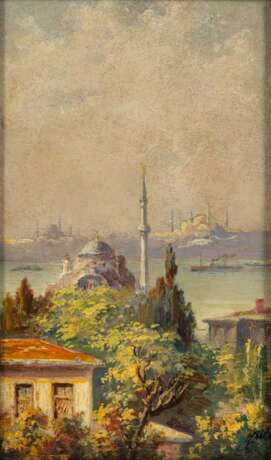 Halid Naci (Istanbul 1875 - Istanbul 1927). Am Bosporus. - Foto 1