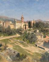 Ascan Lutteroth (Hamburg 1842 - Hamburg 1923). Am Comer See.