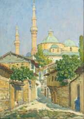 Mehmet Ruhi Arel (Istanbul 1880 - Istanbul 1931). Die grüne Moschee in Bursa.