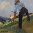 Karl Reinecke-Altenau (Altenau 1885 - 1943). Heuernte. - Auction archive