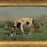 Heinrich von Zügel (Murrhardt/Württ. 1850 - München 1941). Kühe auf der Weide. - Foto 2